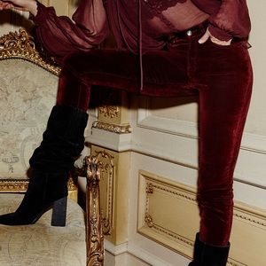 Free People Stella Velvet Skinny